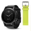 Garmin Fenix u200bu200bu200bu200b5S HR kardiooptinen kello - safiirimusta musta ranneke