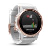 Garmin Fenix u200bu200bu200bu200b5S HR kardiooptinen kello - safiiri ruusukultainen ranneke valkoinen carrara