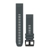 Bracelet Fenix 5 QuickFit 22 mm Garmin - Silicone bleu granite