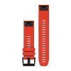 Bracelet Fenix 5 QuickFit 22 mm Garmin - Silicone rouge