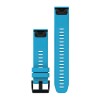 Bracelet Fenix 5 QuickFit 22 mm Garmin - Silicone bleu