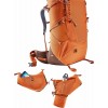 Mochila Deuter Aircontact Core 65+10 SL - castanho-umbra