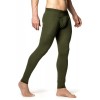 Long Johns 200 Woolpower tights - grön - med gylf