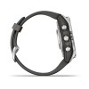 Fenix 7S Pro Garmin -kello - Solar Edition - hopea harmaalla hihnalla