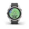 Fenix 7S Pro Garmin -kello - Solar Edition - hopea harmaalla hihnalla