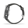 Fenix 7S Pro Garmin -kello - Solar Edition - hopea harmaalla hihnalla