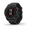Garmin Fenix 7 Pro Watch - Solar Edition - harmaa mustalla hihnalla