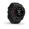 Garmin Fenix 7 Pro Watch - Solar Edition - harmaa mustalla hihnalla
