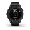 Garmin Fenix 7 Pro Watch - Solar Edition - harmaa mustalla hihnalla