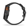 Garmin Fenix 7 Pro Watch - Solar Edition - harmaa mustalla hihnalla