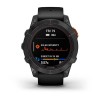 Garmin Fenix 7 Pro Watch - Solar Edition - harmaa mustalla hihnalla