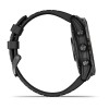 Fenix 7X Pro Garmin -kello - Solar Edition - harmaa mustalla hihnalla