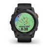 Fenix 7X Pro Garmin -kello - Solar Edition - harmaa mustalla hihnalla