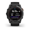 Fenix 7X Pro Garmin -kello - Solar Edition - harmaa mustalla hihnalla