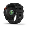Fenix 7X Pro Garmin -kello - Solar Edition - harmaa mustalla hihnalla