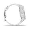 Epix Pro Garmin -kello - Standard Edition 42 mm - hopea ja valkoinen hihna