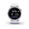 Epix Pro Garmin -kello - Standard Edition 42 mm - hopea ja valkoinen hihna