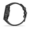 Epix Pro Garmin -kello - Standard Edition 47 mm, harmaa mustalla hihnalla