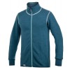 Full Zip Jacket 400 Woolpower i merinoull färg - petrol/champagne