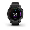 Epix Pro Garmin -kello - Standard Edition 47 mm, harmaa mustalla hihnalla