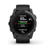 Epix Pro Garmin -kello - Standard Edition 51 mm, harmaa mustalla hihnalla