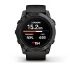 Epix Pro Garmin -kello - Standard Edition 51 mm, harmaa mustalla hihnalla