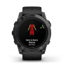 Epix Pro Garmin -kello - Standard Edition 51 mm, harmaa mustalla hihnalla
