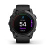 Epix Pro Garmin -kello - Standard Edition 51 mm, harmaa mustalla hihnalla