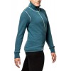 Full Zip Jacket 400 Woolpower i merinoull färg - petrol/champagne
