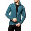 Full Zip Jacket 400 Woolpower i merinoull färg - petrol/champagne