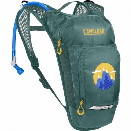 Mini M.U.L.E Camelbak kinderrugzak - Groene bergen