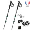Cîme Guidetti Pole - Lärch - Carbon/Alu - 59-125 cm