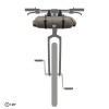 Bolsa para guiador Handlebar-Pack Ortlieb - 9 L - areia escura