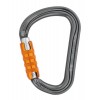 William lukittava karabiini - Triact-Lock - harmaa Petzl