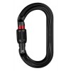OK lukittava karabiini - Screw-Lock - musta Petzl