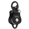 Dvojni škripec SPIN L2 - črn Petzl
