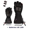 Luvas aquecidas para motocicleta Scooter Glove Lenz - baterias rcB1200