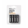 4 bateries recarregables de 1800 mAh