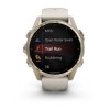 Garmin Fenix 8 kello - 43 mm, AMOLED, safiiri, pehmeä kulta, tuhkanharmaa hihna