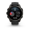 Garmin Fenix 8 -kello - 43 mm, AMOLED, safiiri, titaani, hiilenharmaa DLC mustalla hihnalla