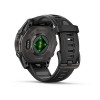 Garmin Fenix 8 -kello - 43 mm, AMOLED, safiiri, titaani, hiilenharmaa DLC mustalla hihnalla