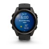 Garmin Fenix 8 -kello - 43 mm, AMOLED, safiiri, titaani, hiilenharmaa DLC mustalla hihnalla