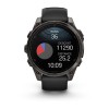 Garmin Fenix 8 kello - 47 mm, AMOLED, safiiri, titaani, hiilenharmaa DLC mustalla/kiviharmaalla rannekkeella