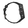 Garmin Fenix 8 kello - 51 mm, AMOLED, safiiri, titaani, hiilenharmaa DLC mustalla/kiviharmaalla rannekkeella