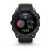 Garmin Fenix 8 kello - 51 mm, AMOLED, safiiri, titaani, hiilenharmaa DLC mustalla/kiviharmaalla rannekkeella