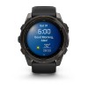 Garmin Fenix 8 kello - 51 mm, AMOLED, safiiri, titaani, hiilenharmaa DLC mustalla/kiviharmaalla rannekkeella