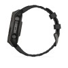 Garmin Fenix 8 kello - 47mm, SOLAR, Sapphire, Titanium, Carbon Grey DLC mustalla/kiviharmaalla rannekkeella