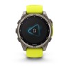 Fenix 8 Garmin kello - 47mm, SOLAR, Sapphire, Titaani, Titaani keltaisella/grafiittihihnalla