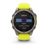 Fenix 8 Garmin kello - 47mm, SOLAR, Sapphire, Titaani, Titaani keltaisella/grafiittihihnalla
