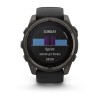 Garmin Fenix 8 kello - 51 mm, aurinko, safiiri, titaani, hiilenharmaa DLC mustalla/kiviharmaalla hihnalla